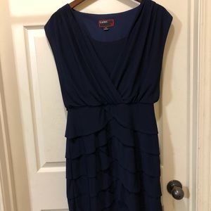 Navy Fish scale dress